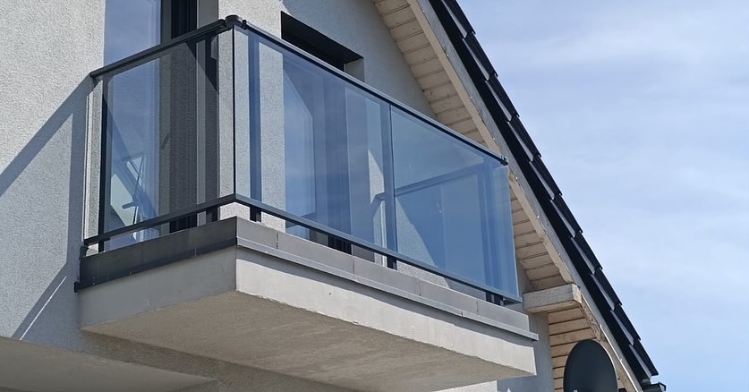 Balustrada balkonowa aluminiowa – realizacja 21